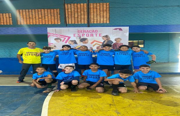 Geração Esporte promove formação esportiva de crianças e adolescentes em Dores do Indaiá