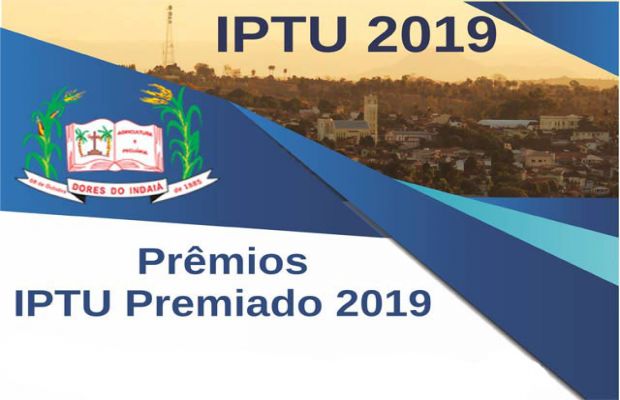 Autoriza premiação para incentivo ao pagamento do IPTU 2019 