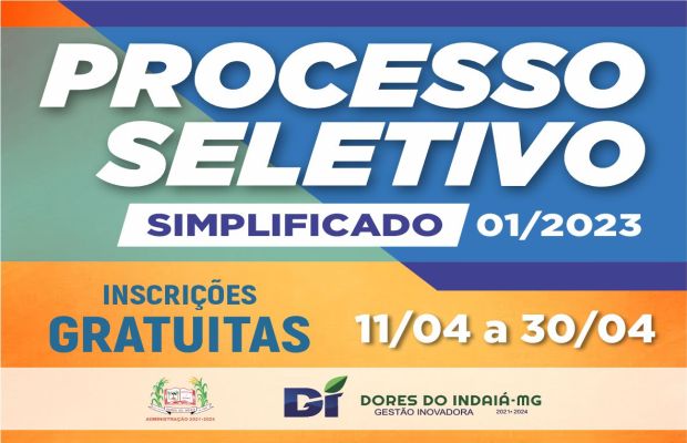 Processo Seletivo Simplificado 01/2023