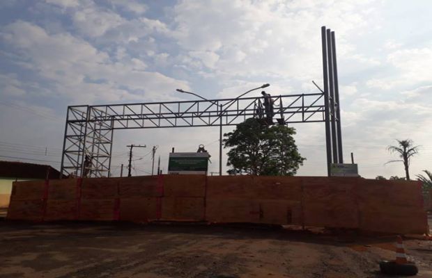 Obras de Construção do Portal da Cidade está em andamento