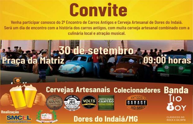 2º Encontro de Carros Antigos e Cerveja Artesanal de Dores do Indaiá