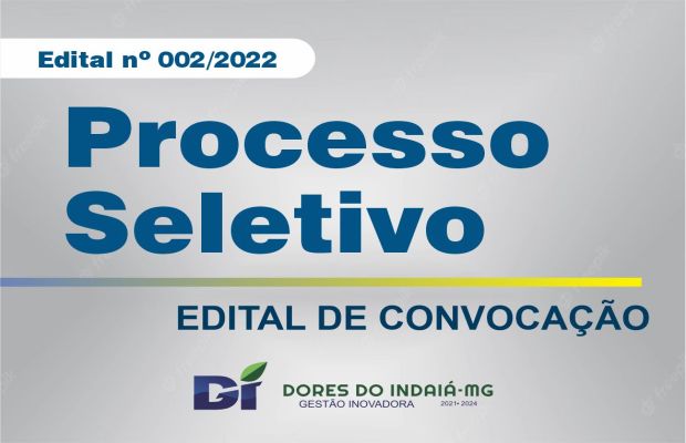 EDITAL N.º 001/2023 DE CONVOCAÇÃO - PROFESSOR - AEE - PROCESSO SELETIVO Nº 002/2022