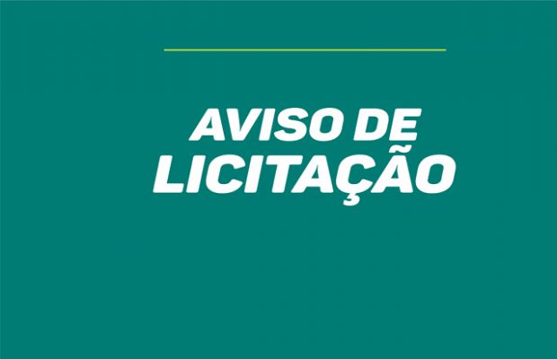 Aviso de Licitação